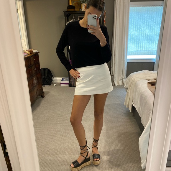 Seniorah Black Leather Wrap-Up Espadrilles - Picture 15 of 16